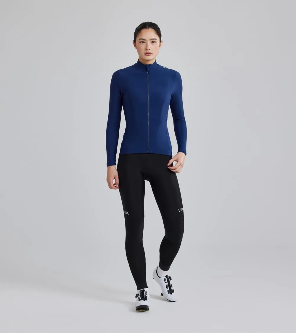 Womens Pro Aqua Zero Long Sleeve Jersey | Breathable Cycling Shirt | Rear Pockets, Water Resistant, Zip Closure