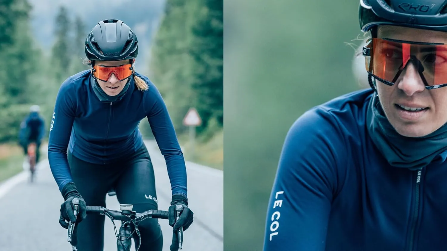 Womens Pro Aqua Zero Long Sleeve Jersey | Breathable Cycling Shirt | Rear Pockets, Water Resistant, Zip Closure
